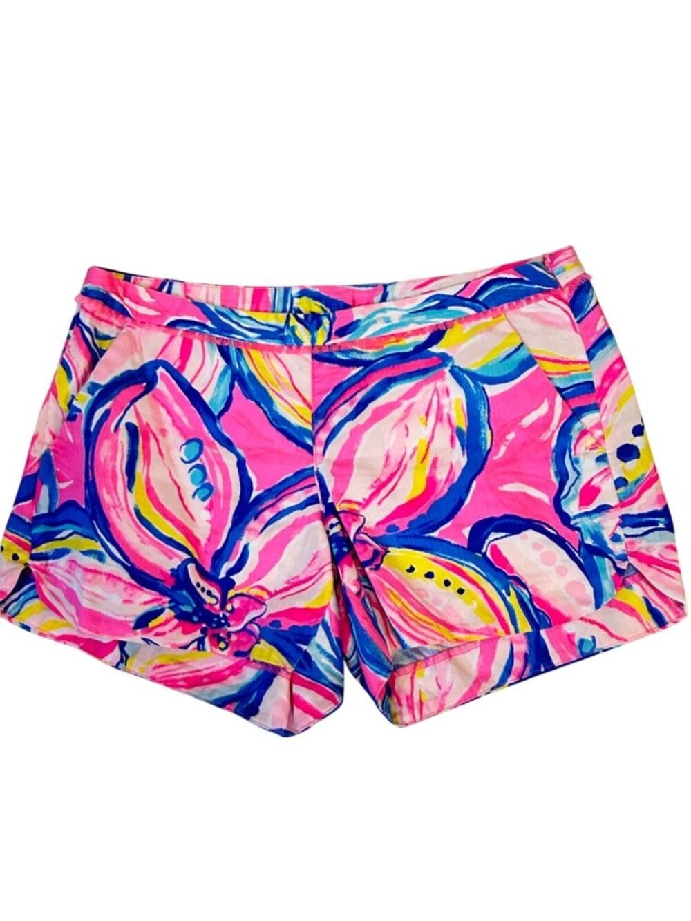Lilly Pulitzer Adie Short Pink Sunset Fringe 29664 size 2